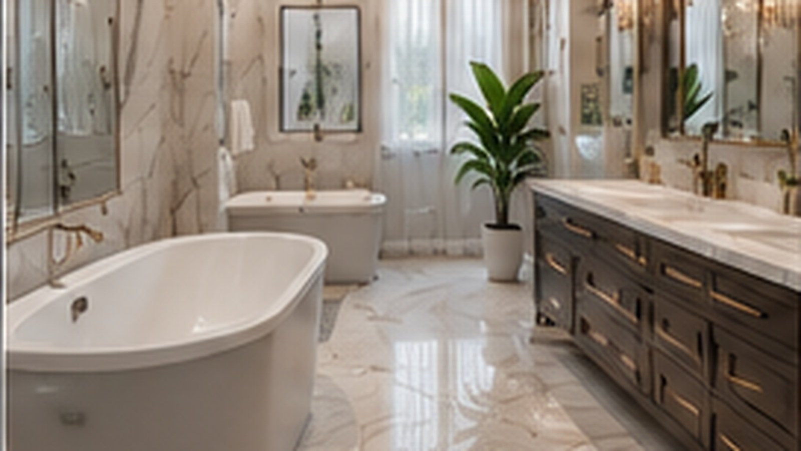 Luxury bathroom renovation
